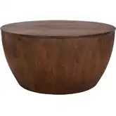 Sloane Coffee Table in Walnut Brown Finish Wood
